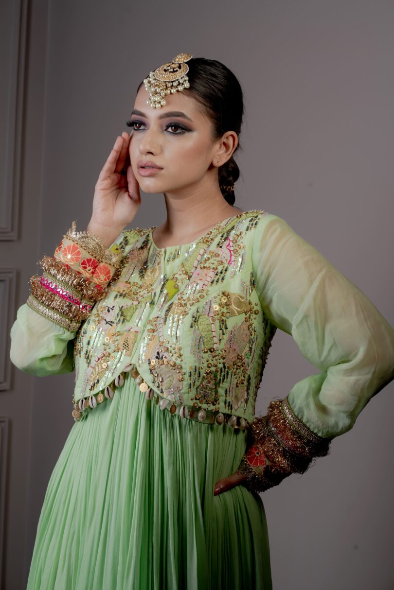 Green Long Dress