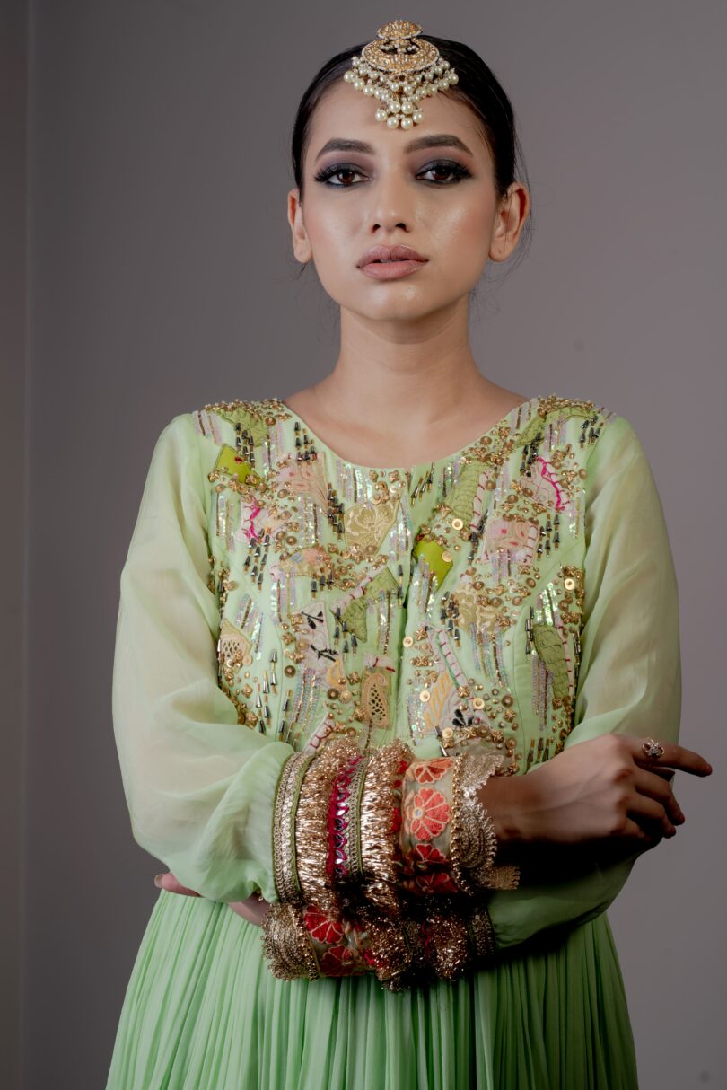 Green Long Dress - Image 3