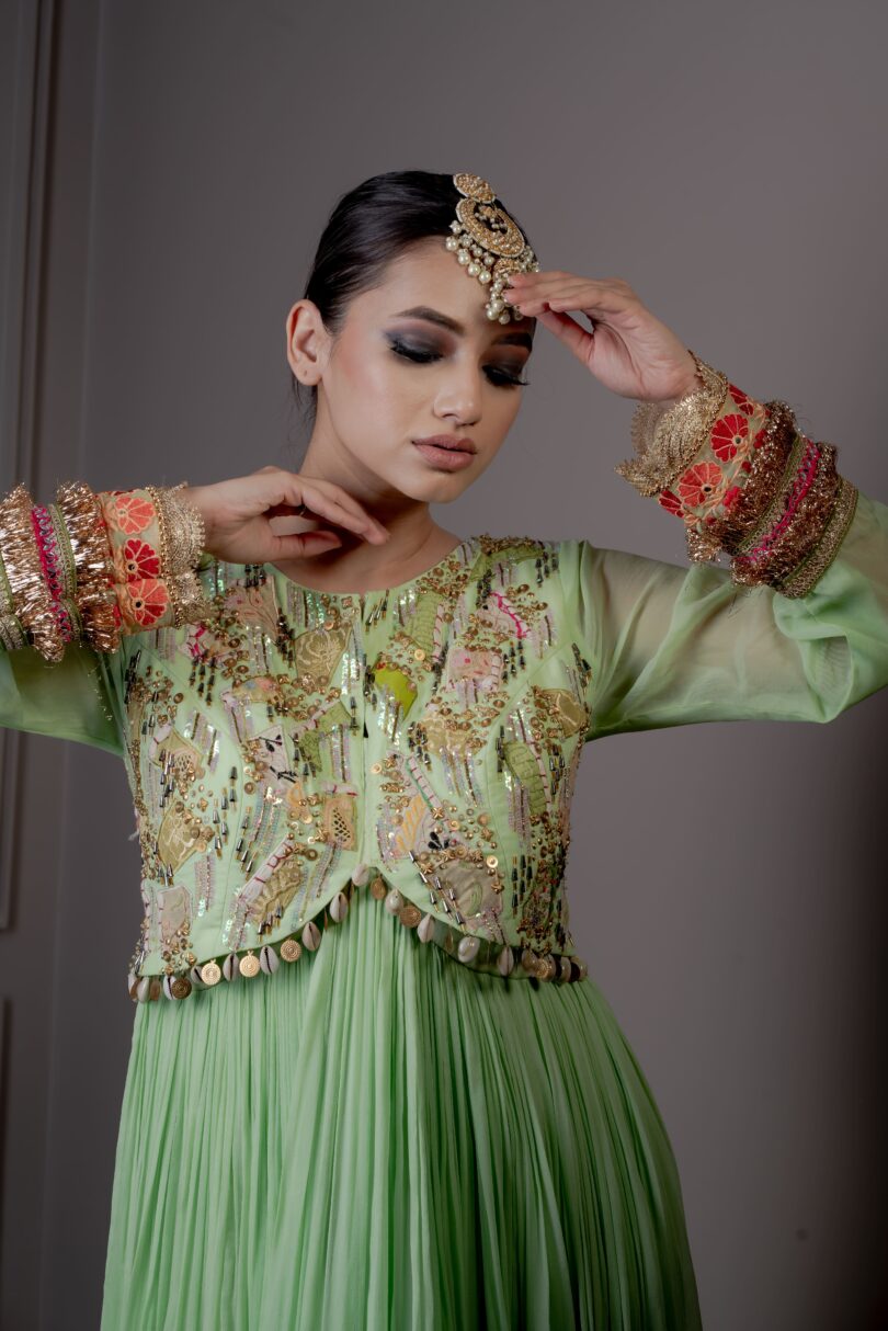 Green Long Dress - Image 4