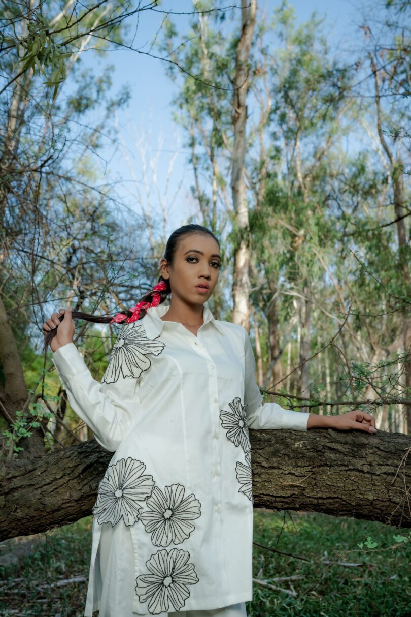 Organza Floral Accent Co-ord - Image 3