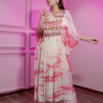 Tie and dye kaftan set