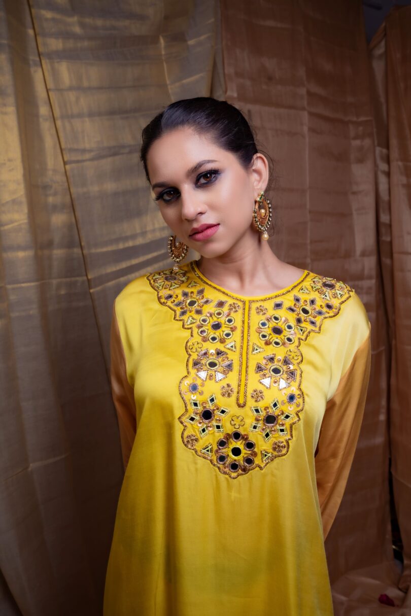 Satin Kurta set - Image 2