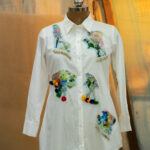 Pure Cotton Shirt with Patch work