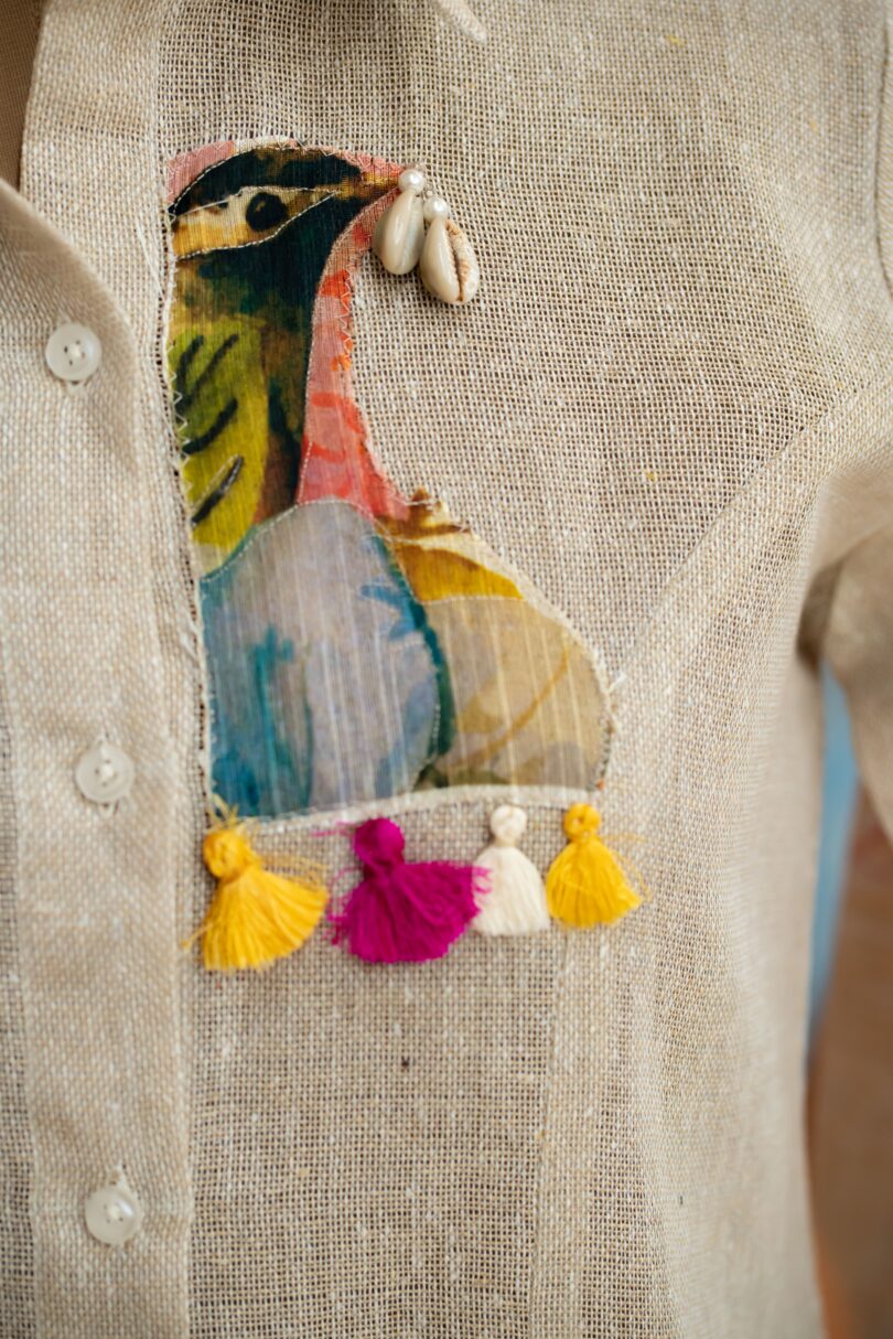 Jute Shirt with no liner - Image 4