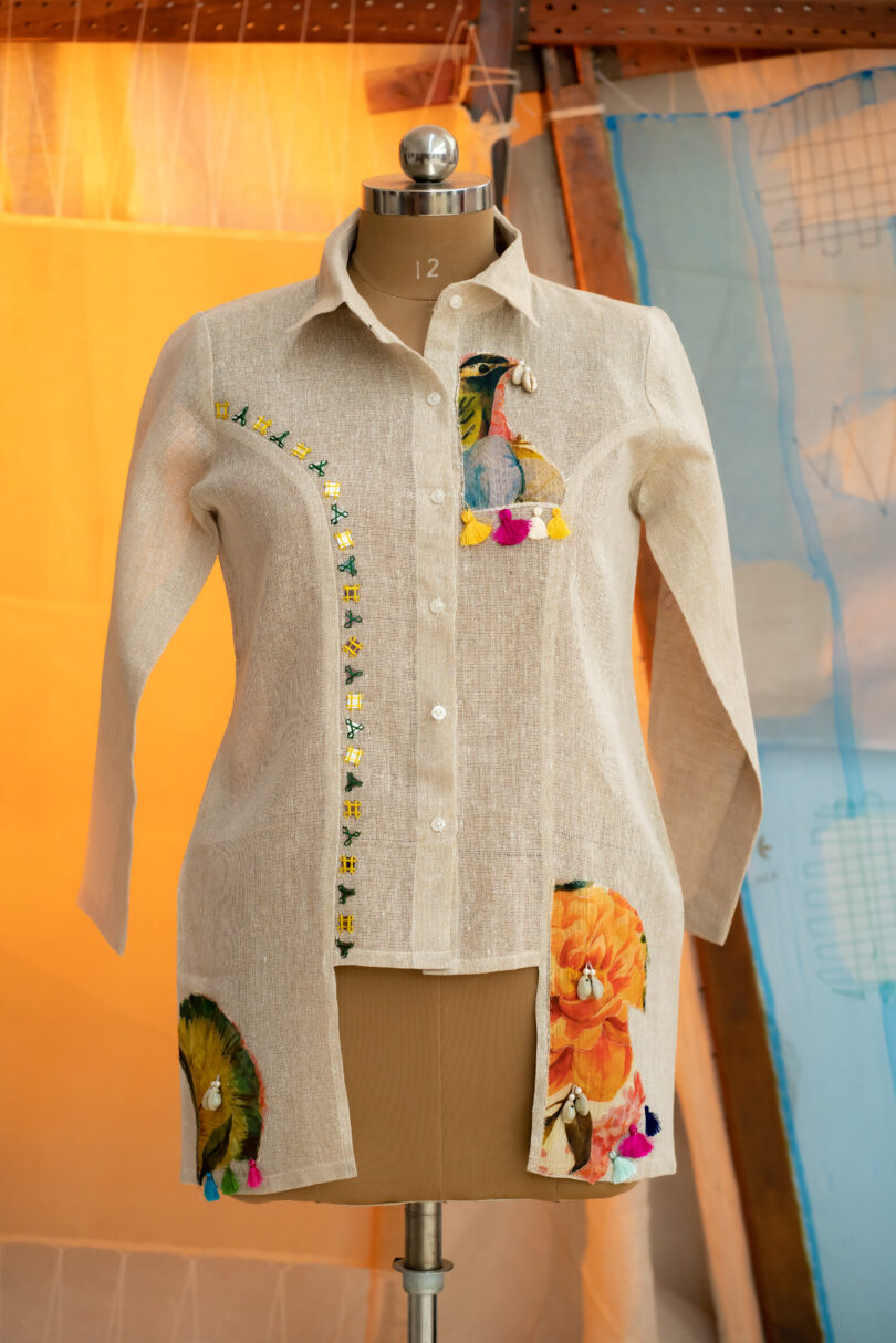 Jute Shirt with no liner - Image 2