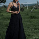 Black Mirror Bustier and Skirt